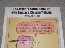 Snoopy Charlie Brown Poster Peanuts Hang-Up #5 Chicago Tribune Promo 1968