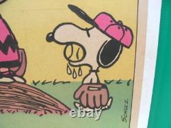 Snoopy Charlie Brown Poster Peanuts Hang-Up #5 Chicago Tribune Promo 1968