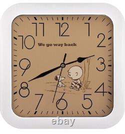 Snoopy Charlie Brown Silent Clock Wall Hanging Simple Cute