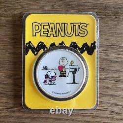Snoopy Charlie Brown Silver Valentine'S Day Coins
