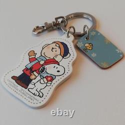 Snoopy Charlie Brown Univa Usj Genuine Leather Razor Key Chain
