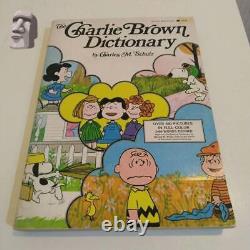 Snoopy Charlie Brown Vintage Dictionary Book Hardcover 1970s 400 Pages