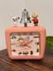 Snoopy & Charlie Brown Alarm Clock Operation Confirmed Retro Rare Japan