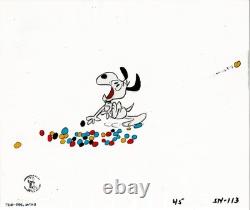 Snoopy Easter Charlie Brown PEANUTS Cel n Drawing 1974 Schulz Melendez SN113