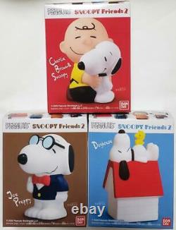 Snoopy Friends Soft Vinyl Figure 3Bodies Set Charlie Brown