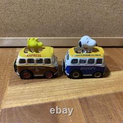 Snoopy Goods lot set 8 Takara ChoroQ bus woodstock Charlie Brown Complete set