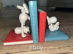 Snoopy Hallmark Bookends -Rare- Wisdom of Charlie Brown Peanuts Guide to Life