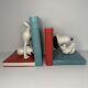 Snoopy Hallmark Bookends -rare- Wisdom Of Charlie Brown Peanuts Guide To Life