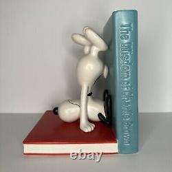 Snoopy Hallmark Bookends -Rare- Wisdom of Charlie Brown Peanuts Guide to Life