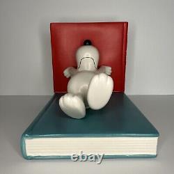 Snoopy Hallmark Bookends -Rare- Wisdom of Charlie Brown Peanuts Guide to Life