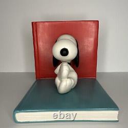 Snoopy Hallmark Bookends -Rare- Wisdom of Charlie Brown Peanuts Guide to Life