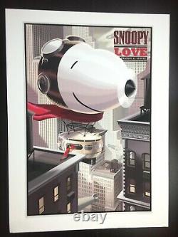 Snoopy Love Durieux Peanuts Snoopy Charlie Brown Limited Edition Print! $125