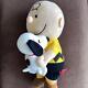 Snoopy Mega Jumbo Plush Charlie Brown And Pair Plush Toy