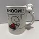 Snoopy Mug Rare 3d-hallmark Peanuts Charlie Brown Snoopy Hanging On Handle Mug