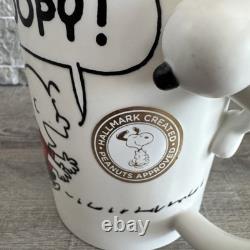 Snoopy Mug RARE 3D-Hallmark Peanuts Charlie Brown Snoopy Hanging On Handle Mug