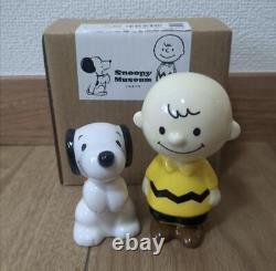 Snoopy Museum Charlie Brown Salt Pepper With Paper Bag