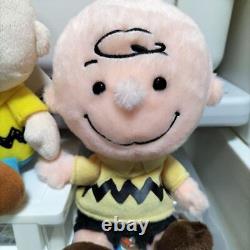 Snoopy Old Me and Current Me Charlie Brown 2 Body Set used Shipped from Japan