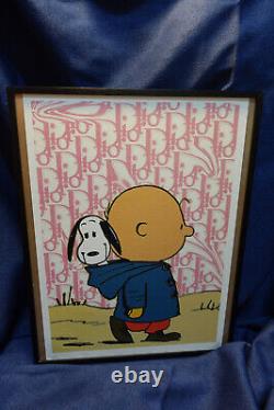 Snoopy Peanut Charlie Brown Death NYC #AP/100 World Art Printing Framed