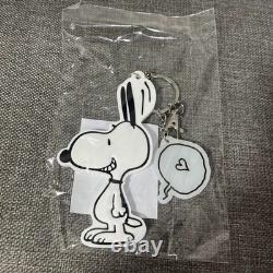Snoopy Peanuts Cafe Rubber Keychain Charm Collectible New