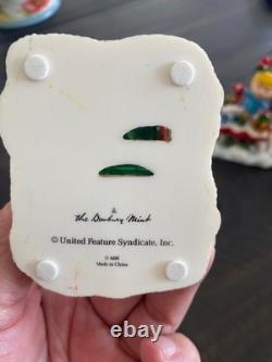 Snoopy Peanuts Merry Christmas Charlie Brown Train Danbury 5 Piece