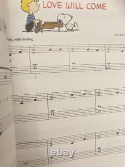 Snoopy Peanuts Piano Sheet Music Christmas Charlie Brown