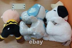 Snoopy Plush lot of 15 Set sale Doll character Goods woodstock Charlie Brown