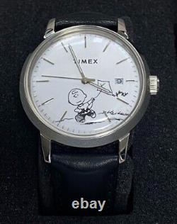 Snoopy Timex Watch Collaboration Peanuts Limited Charlie Brown Good Condition