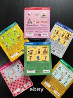 Snoopy UDF Figure Set of 6 Charlie Brown Lucy Rare Collectible Toy