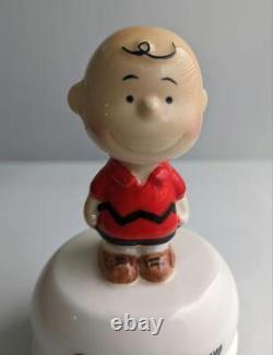 Snoopy Vintage Charlie Brown Ceramic Music Box Ornament
