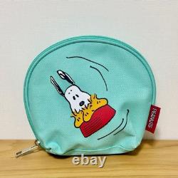 Snoopy Woodstock Charlie Brown Tablet Case & Pouch Set 3-Piece Green Retro
