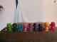 Snoopy Colorful Figure Mascot Peanuts Charlie Brown Sally Brown Lot Of 10 S3414