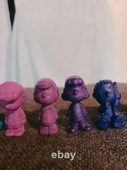 Snoopy colorful figure Mascot Peanuts Charlie Brown Sally Brown Lot of 10 s3414