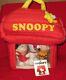 Snoopy House Bag With 3 Plush Charlie Brown Lucy