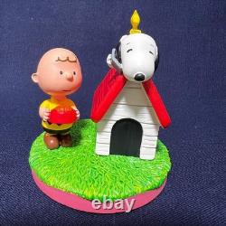 SoftBank Snoopy Figure Set 3pc Vintage Charlie Brown Rare Authentic