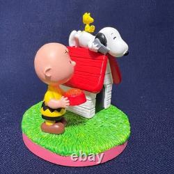 SoftBank Snoopy Figure Set 3pc Vintage Charlie Brown Rare Authentic