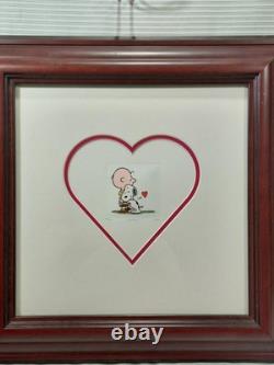 Sowa & Reiser Framed #782 of 2500 Snoopy Charlie Brown Peanuts LE hand Painted