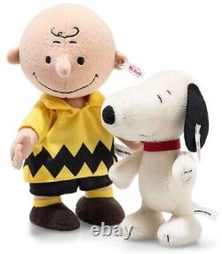 Steiff Peanuts Charlie Brown & Snoopy set limited edition 356070