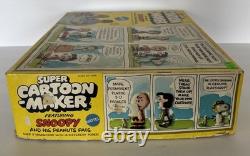 Super Cartoon Maker Snoopy Peanuts Pals Charlie Brown Thingmaker Mattel 1969