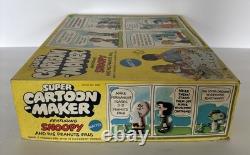 Super Cartoon Maker Snoopy Peanuts Pals Charlie Brown Thingmaker Mattel 1969