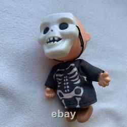 Super Rare Charlie Brown Mask Skeleton Skull Halloween Snoopy Figure Figurine