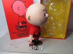 Super7 The Peanuts Red Shirt Charlie Brown Supersize Vinyl Figure Complete 16