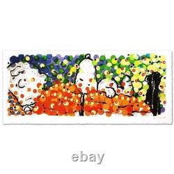 TOM EVERHART Pillow Talk Snoopy & Charlie Brown PEANUTS Hand signed Lithograph