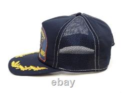 TOYS McCOY TMA2607 Snoopy & Charlie Brown Moon Landing Mesh Cap Navy