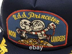 TOYS McCOY TMA2607 Snoopy & Charlie Brown Moon Landing Mesh Cap Navy
