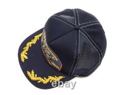 TOYS McCOY TMA2607 Snoopy & Charlie Brown Moon Landing Mesh Cap Navy