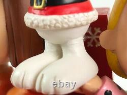 The Danbury Mint Christmas Cheer Charlie Brown Snoopy Christmas Figurine