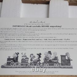 The Danbury Mint Peanuts Thanksgiving Special Resin Figurine Set Charlie Brown