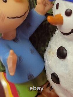 The Peanuts Christmas Tree Danbury Mint Charlie Brown Snoopy Large