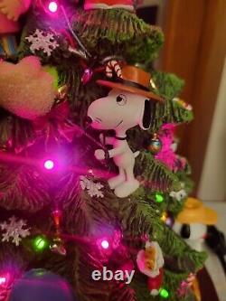 The Peanuts Christmas Tree Danbury Mint Charlie Brown Snoopy Large