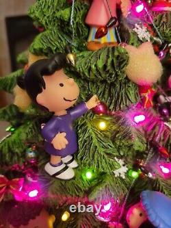 The Peanuts Christmas Tree Danbury Mint Charlie Brown Snoopy Large